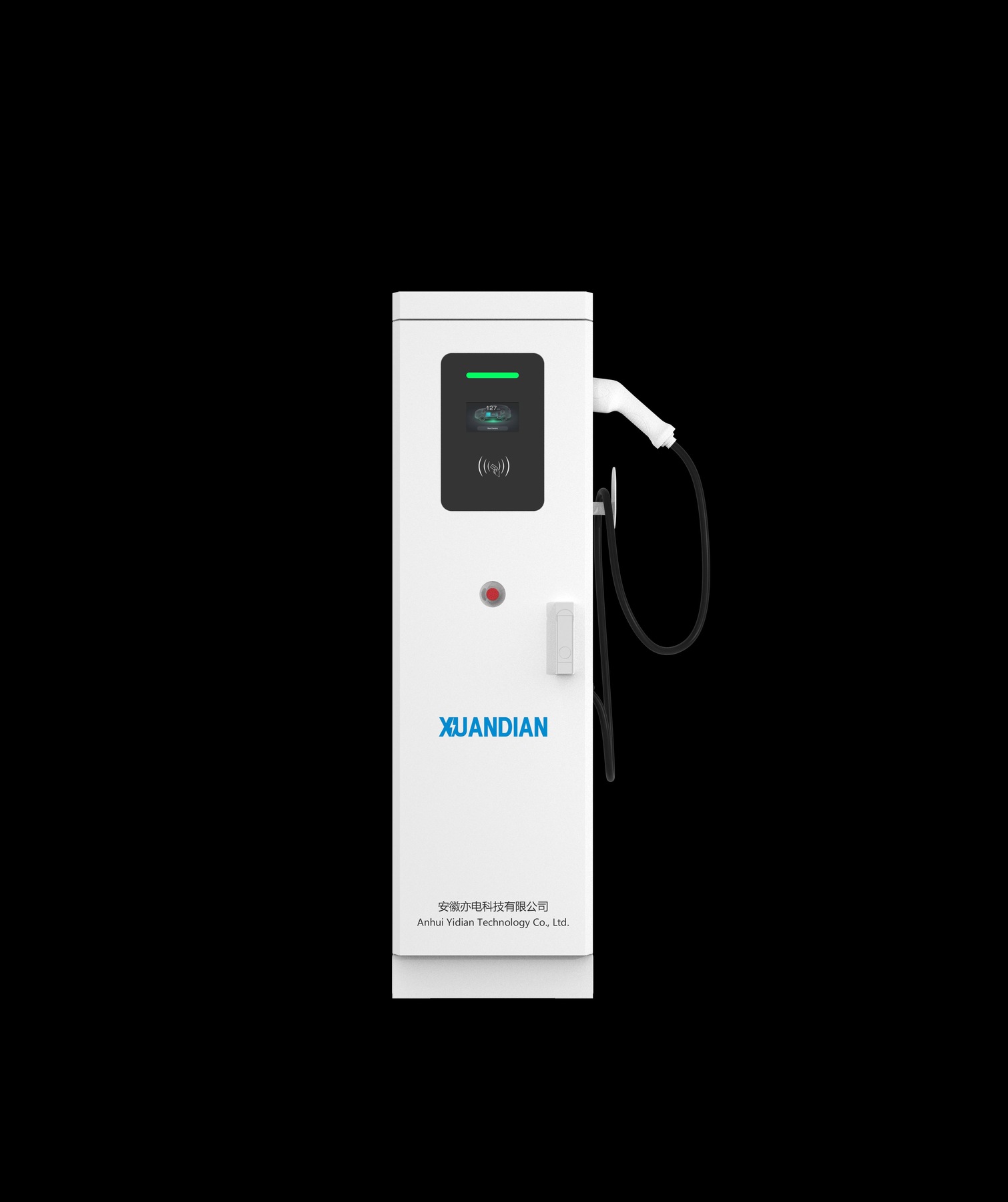 INTEK-AC-7/11/22kW Ground-Mounted AC EV Charger, 1–2 Connectors