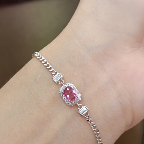 Pink Tourmaline Bracelet, Jewelry & Accessories from Taizhou, China - Lanmao Jewelry — Taizhou Huihuan International Trading Co., Ltd.