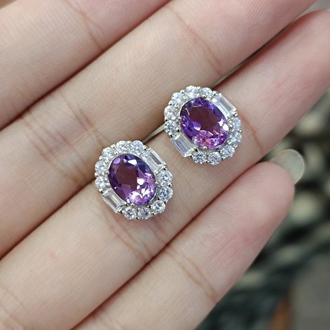 Amethyst Earrings, Jewelry & Accessories from Taizhou, China - Lanmao Jewelry — Taizhou Huihuan International Trading Co., Ltd.