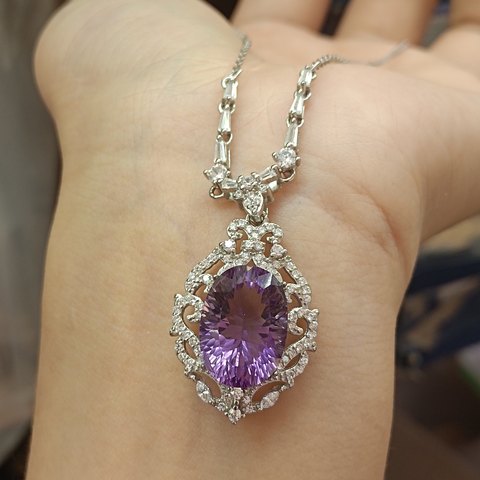 Amethyst Statement Necklace, Jewelry & Accessories from Taizhou, China - Lanmao Jewelry — Taizhou Huihuan International Trading Co., Ltd.