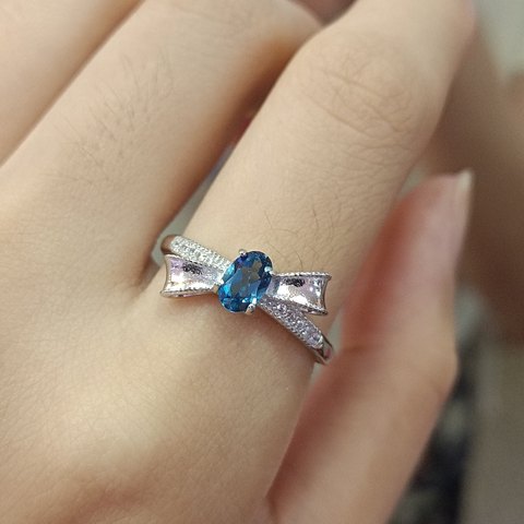 London Blue Topaz Ring, Jewelry & Accessories from Taizhou, China - Lanmao Jewelry — Taizhou Huihuan International Trading Co., Ltd.