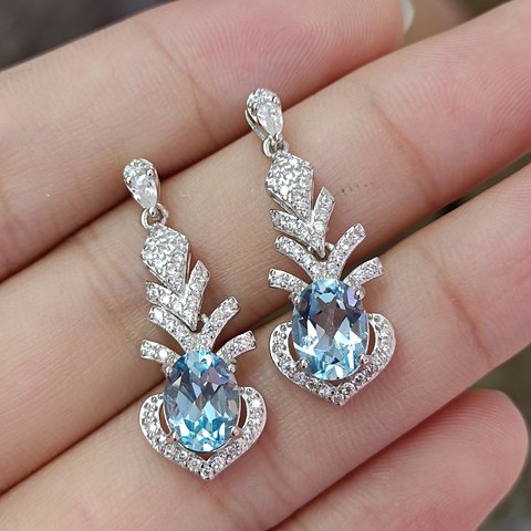 Topaz Earrings, Jewelry & Accessories from Taizhou, China - Lanmao Jewelry — Taizhou Huihuan International Trading Co., Ltd.
