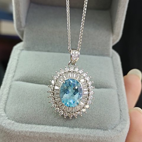 Topaz Pendant — Chain Not Included, Jewelry & Accessories from Taizhou, China - Lanmao Jewelry — Taizhou Huihuan International Trading Co., Ltd.