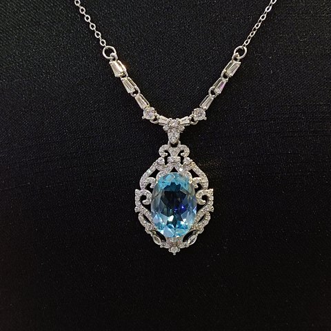 Topaz Statement Necklace, Jewelry & Accessories from Taizhou, China - Lanmao Jewelry — Taizhou Huihuan International Trading Co., Ltd.