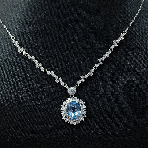 Topaz Statement Necklace, Jewelry & Accessories from Taizhou, China - Lanmao Jewelry — Taizhou Huihuan International Trading Co., Ltd.