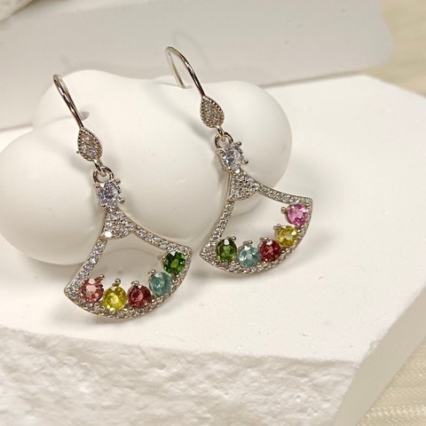 Tourmaline Earrings, Jewelry & Accessories from Taizhou, China - Lanmao Jewelry — Taizhou Huihuan International Trading Co., Ltd.