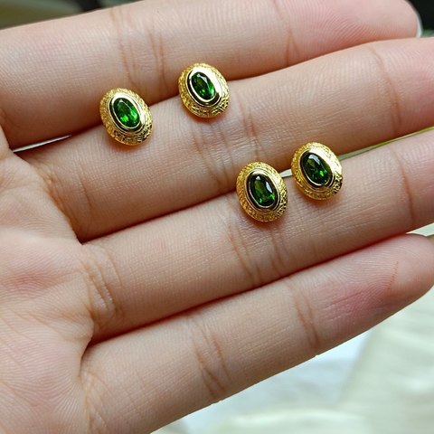Diopside Earrings, Jewelry & Accessories from Taizhou, China - Lanmao Jewelry — Taizhou Huihuan International Trading Co., Ltd.