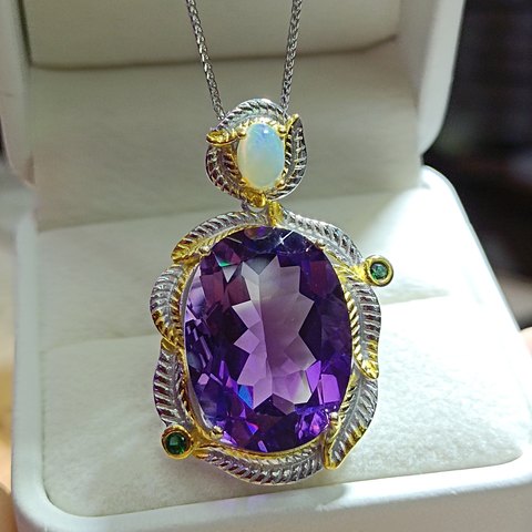 Amethyst Pendant — Chain Not Included, Jewelry & Accessories from Taizhou, China - Lanmao Jewelry — Taizhou Huihuan International Trading Co., Ltd.