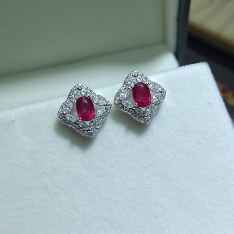 Ruby Earrings, Jewelry & Accessories from Taizhou, China - Lanmao Jewelry — Taizhou Huihuan International Trading Co., Ltd.