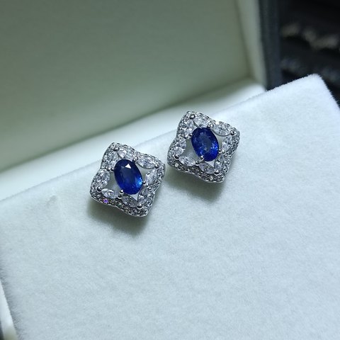 Sapphire Earrings, Jewelry & Accessories from Taizhou, China - Lanmao Jewelry — Taizhou Huihuan International Trading Co., Ltd.