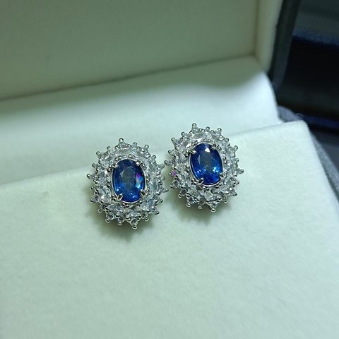 Sapphire Earrings, Jewelry & Accessories from Taizhou, China - Lanmao Jewelry — Taizhou Huihuan International Trading Co., Ltd.