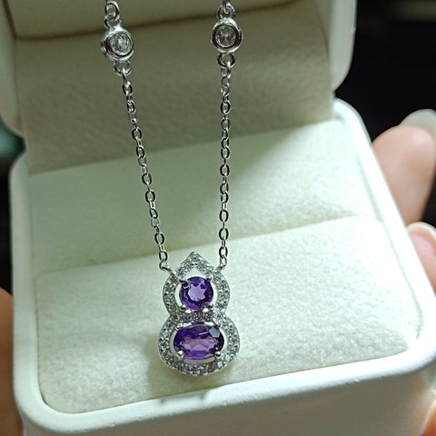 Amethyst Gourd Necklace, Jewelry & Accessories from Taizhou, China - Lanmao Jewelry — Taizhou Huihuan International Trading Co., Ltd.