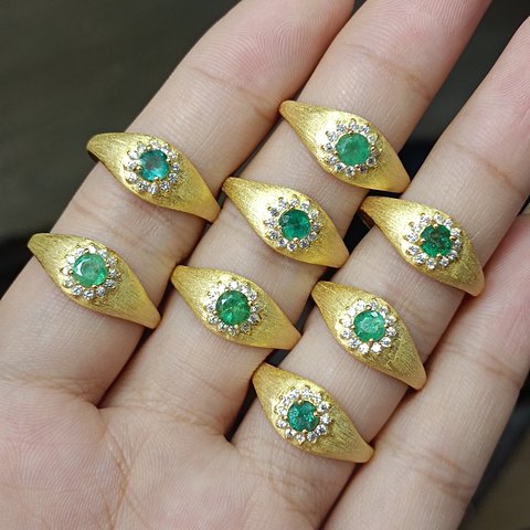 Emerald Ring, Jewelry & Accessories from Taizhou, China - Lanmao Jewelry — Taizhou Huihuan International Trading Co., Ltd.