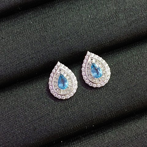 Topaz Drop Earrings, Jewelry & Accessories from Taizhou, China - Lanmao Jewelry — Taizhou Huihuan International Trading Co., Ltd.