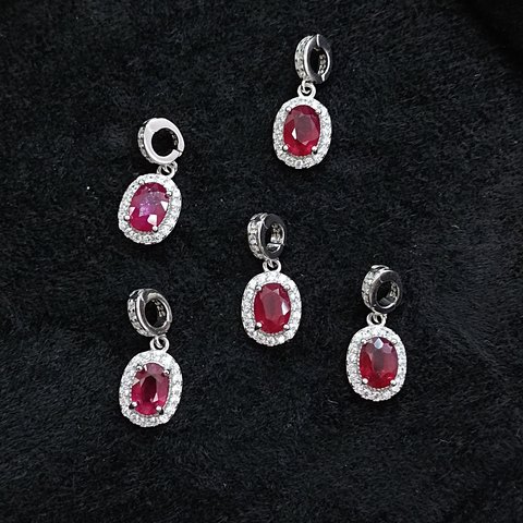 Ruby Pendant — Chain Not Included, Jewelry & Accessories from Taizhou, China - Lanmao Jewelry — Taizhou Huihuan International Trading Co., Ltd.