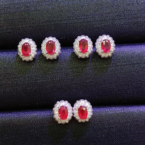 Ruby Earrings, Jewelry & Accessories from Taizhou, China - Lanmao Jewelry — Taizhou Huihuan International Trading Co., Ltd.