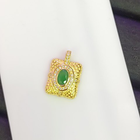 Emerald Pendant — Chain Not Included, Jewelry & Accessories from Taizhou, China - Lanmao Jewelry — Taizhou Huihuan International Trading Co., Ltd.