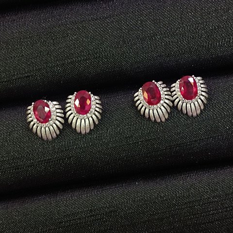 Ruby Earrings, Jewelry & Accessories from Taizhou, China - Lanmao Jewelry — Taizhou Huihuan International Trading Co., Ltd.