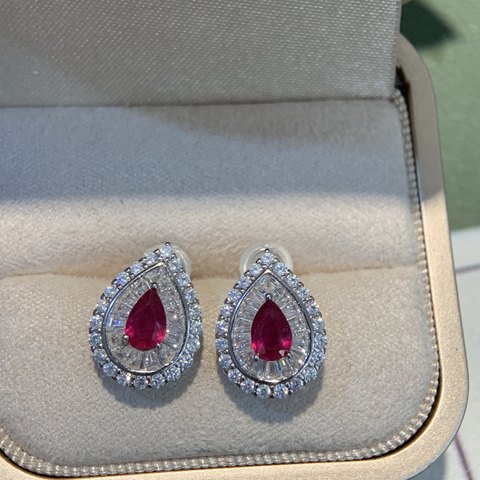 Ruby Earrings, Jewelry & Accessories from Taizhou, China - Lanmao Jewelry — Taizhou Huihuan International Trading Co., Ltd.