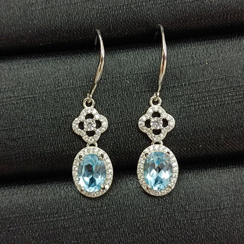 Topaz Earrings, Jewelry & Accessories from Taizhou, China - Lanmao Jewelry — Taizhou Huihuan International Trading Co., Ltd.