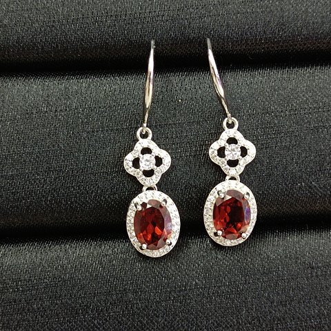 Garnet Earrings, Jewelry & Accessories from Taizhou, China - Lanmao Jewelry — Taizhou Huihuan International Trading Co., Ltd.