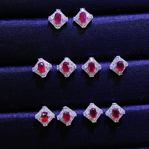 Ruby Earrings, Jewelry & Accessories from Taizhou, China - Lanmao Jewelry — Taizhou Huihuan International Trading Co., Ltd.