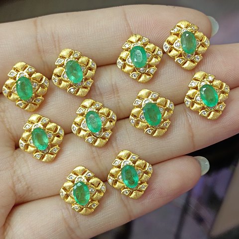 Emerald Earrings, Jewelry & Accessories from Taizhou, China - Lanmao Jewelry — Taizhou Huihuan International Trading Co., Ltd.