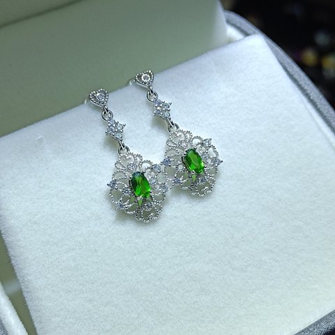 Diopside Earrings, Jewelry & Accessories from Taizhou, China - Lanmao Jewelry — Taizhou Huihuan International Trading Co., Ltd.