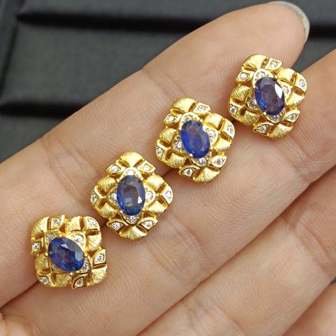 Sapphire Earrings, Jewelry & Accessories from Taizhou, China - Lanmao Jewelry — Taizhou Huihuan International Trading Co., Ltd.
