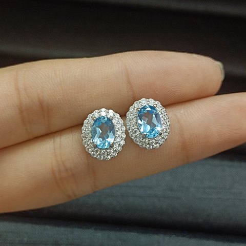 Topaz Earrings, Jewelry & Accessories from Taizhou, China - Lanmao Jewelry — Taizhou Huihuan International Trading Co., Ltd.