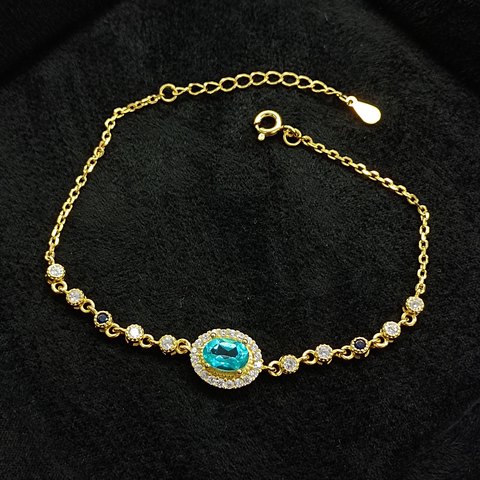 Lab-Grown Paraiba Bracelet, Jewelry & Accessories from Taizhou, China - Lanmao Jewelry — Taizhou Huihuan International Trading Co., Ltd.