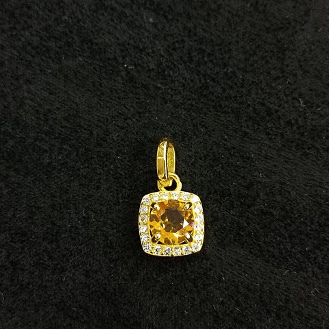 Citrine Pendant — Chain Not Included, Jewelry & Accessories from Taizhou, China - Lanmao Jewelry — Taizhou Huihuan International Trading Co., Ltd.