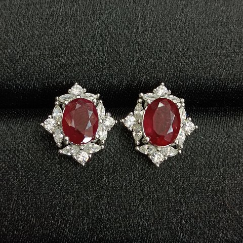 Ruby Earrings, Jewelry & Accessories from Taizhou, China - Lanmao Jewelry — Taizhou Huihuan International Trading Co., Ltd.
