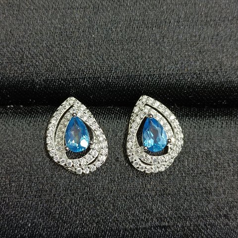 Topaz Drop Earrings, Jewelry & Accessories from Taizhou, China - Lanmao Jewelry — Taizhou Huihuan International Trading Co., Ltd.
