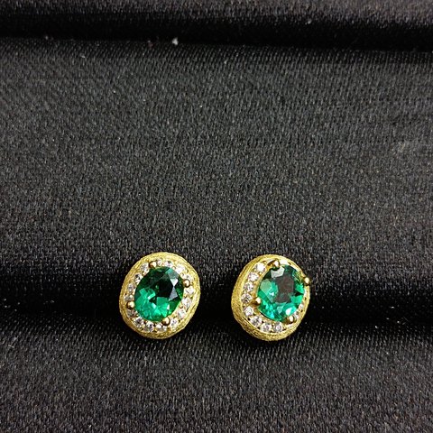 Lab-Grown Emerald Earrings, Jewelry & Accessories from Taizhou, China - Lanmao Jewelry — Taizhou Huihuan International Trading Co., Ltd.