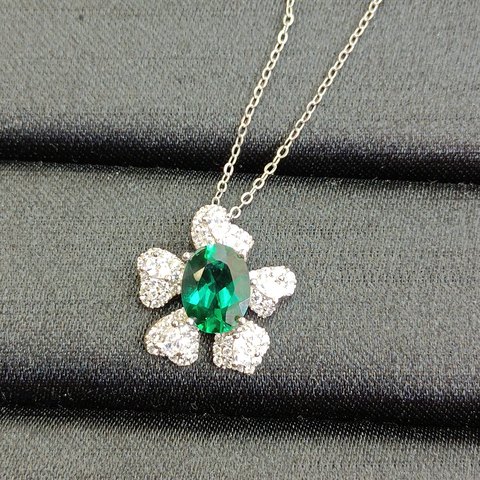 Lab-Grown Emerald Necklace, Jewelry & Accessories from Taizhou, China - Lanmao Jewelry — Taizhou Huihuan International Trading Co., Ltd.