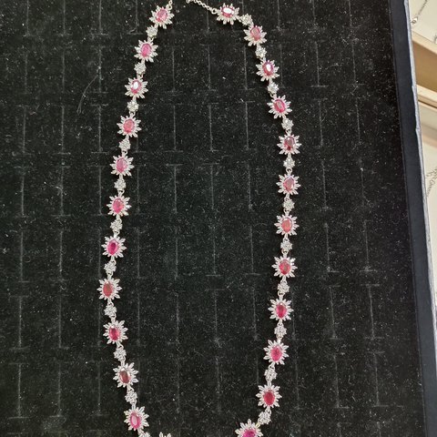 Ruby Statement Necklace, Jewelry & Accessories from Taizhou, China - Lanmao Jewelry — Taizhou Huihuan International Trading Co., Ltd.