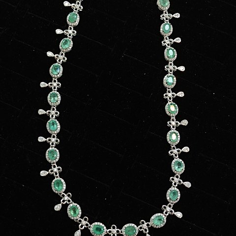 Emerald Necklace, Jewelry & Accessories from Taizhou, China - Lanmao Jewelry — Taizhou Huihuan International Trading Co., Ltd.