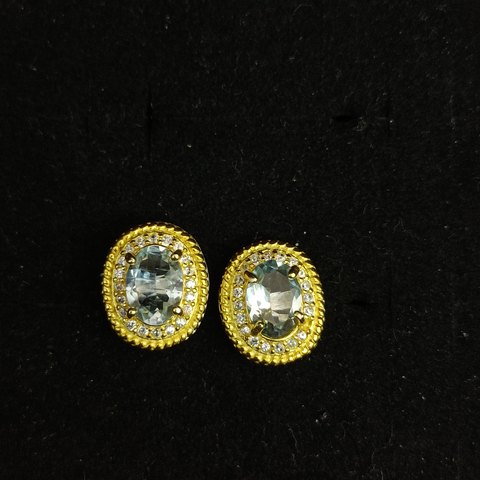 Aquamarine Earrings, Jewelry & Accessories from Taizhou, China - Lanmao Jewelry — Taizhou Huihuan International Trading Co., Ltd.