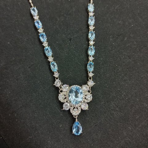 Topaz Necklace, Jewelry & Accessories from Taizhou, China - Lanmao Jewelry — Taizhou Huihuan International Trading Co., Ltd.