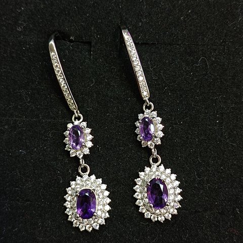 Amethyst Earrings, Jewelry & Accessories from Taizhou, China - Lanmao Jewelry — Taizhou Huihuan International Trading Co., Ltd.