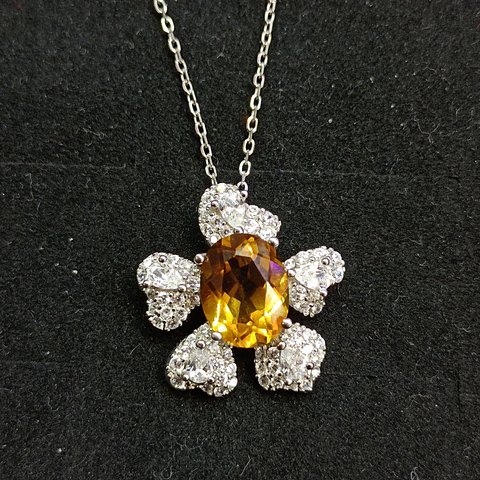 Citrine Pendant — Chain Not Included, Jewelry & Accessories from Taizhou, China - Lanmao Jewelry — Taizhou Huihuan International Trading Co., Ltd.