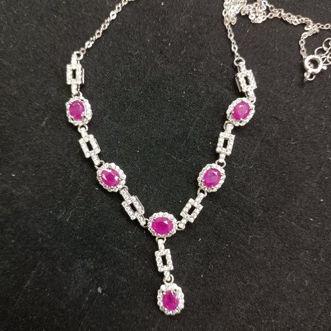 Heat-Treated Ruby Necklace, Jewelry & Accessories from Taizhou, China - Lanmao Jewelry — Taizhou Huihuan International Trading Co., Ltd.