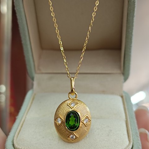 Diopside Pendant — Chain Not Included, Jewelry & Accessories from Taizhou, China - Lanmao Jewelry — Taizhou Huihuan International Trading Co., Ltd.