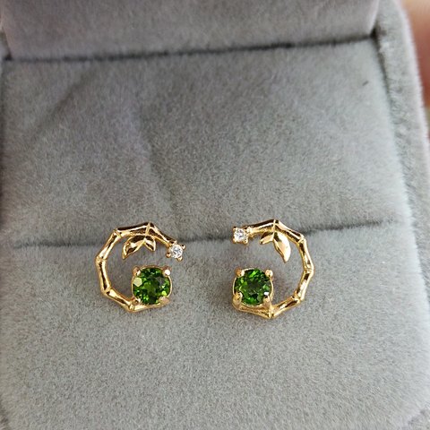 Diopside Earrings, Jewelry & Accessories from Taizhou, China - Lanmao Jewelry — Taizhou Huihuan International Trading Co., Ltd.