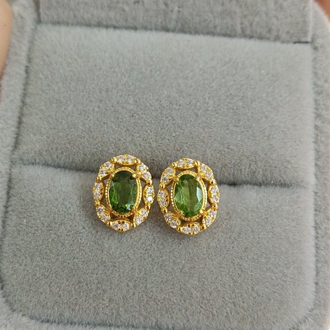 Diopside Earrings, Jewelry & Accessories from Taizhou, China - Lanmao Jewelry — Taizhou Huihuan International Trading Co., Ltd.
