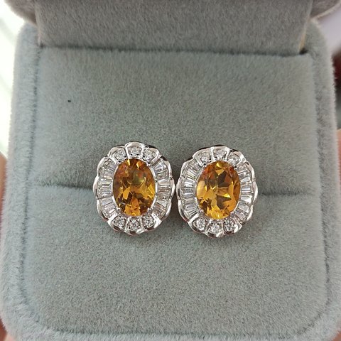 Citrine Earrings, Jewelry & Accessories from Taizhou, China - Lanmao Jewelry — Taizhou Huihuan International Trading Co., Ltd.
