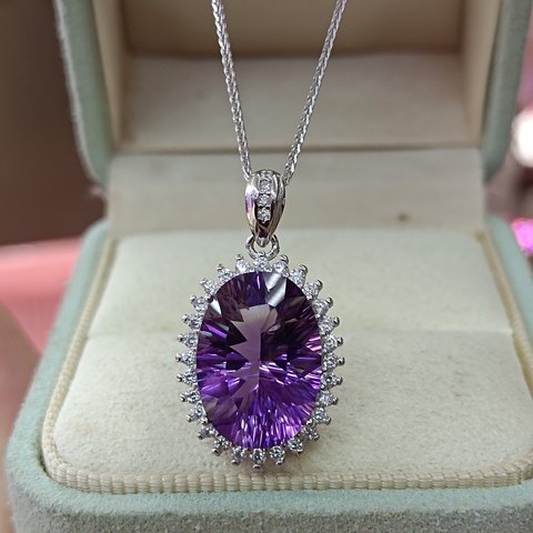 Amethyst Pendant — Chain Not Included, Jewelry & Accessories from Taizhou, China - Lanmao Jewelry — Taizhou Huihuan International Trading Co., Ltd.