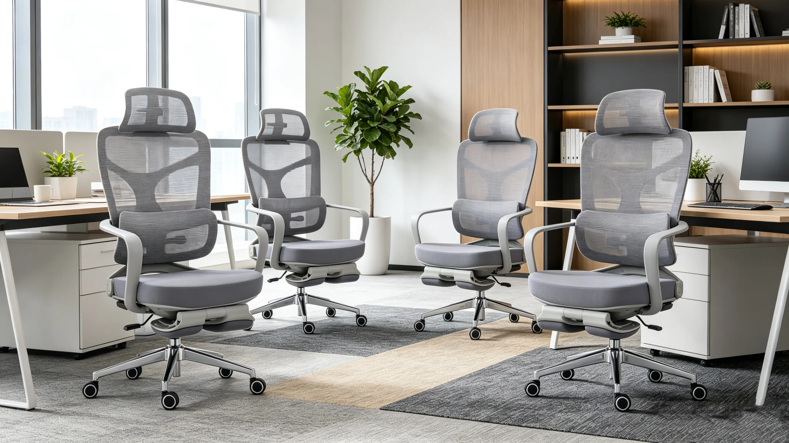 DHX 636AG-2 Ergonomic High-Back Reclining Office Chair – with Retractable Footrest, 145° Recline, 6D Armrests, Chair from Foshan City, China - Guangdong Dihaoxing Intelligent Technology Co., Ltd. - view 2