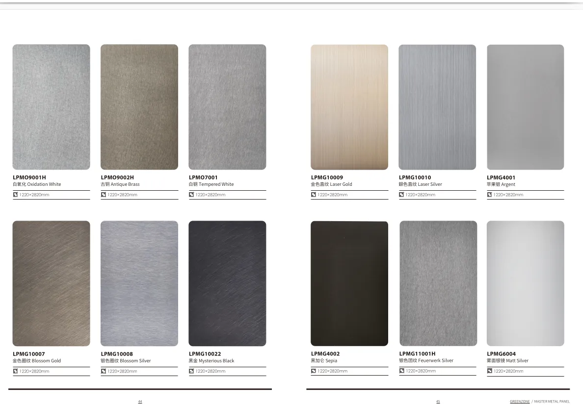 GREENZONE Master Metal Panel Corrugated Board - Silver, High-Density Co-Extruded Eco-Friendly Wall Decor Panel (1220x2820mm), Wall Panels & Decorative Sheets from Foshan City, 中国 - Foshan Greenzone Co., Ltd. - view 4